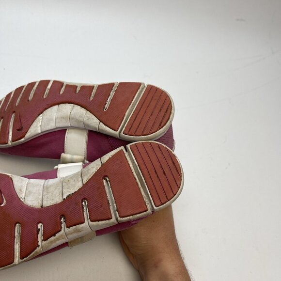 Y2K Nike Mary Jane Shoes Slip On Women's Size 7 US White / Pink Ballerina Casual - Picture 7 of 16